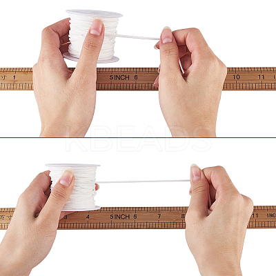 Flat Nylon Elastic Band for Mouth Cover Ear Loop OCOR-TA0001-06-50m-1