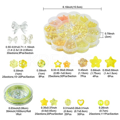DIY Acrylic & ABS Plastic Imitation Pearl Beads Bracelets Jewelry Making Kits DIY-FS0006-24A-1