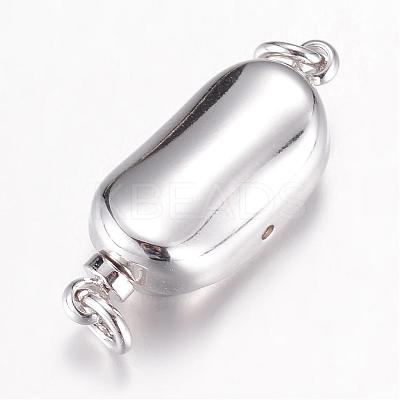 Tarnish Resistant 304 Stainless Steel Box Clasps STAS-G071-49P-1