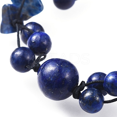 Adjustable Nylon Cord Braided Bead Bracelets BJEW-JB04602-05-1
