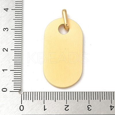 PVD Vacuum Plating 304 Stainless Steel Pendants STAS-G346-18G-1