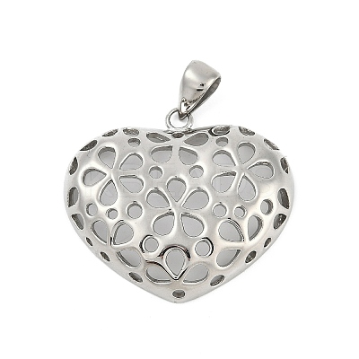 304 Stainless Steel Pendants STAS-F310-12P-1