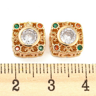 Brass Beads KK-D048-06G-1