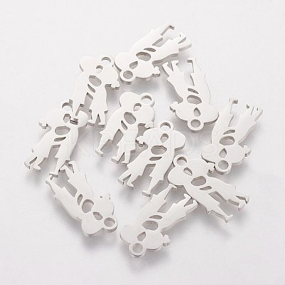 Tarnish Resistant 201 Stainless Steel Charms STAS-Q201-T418-1