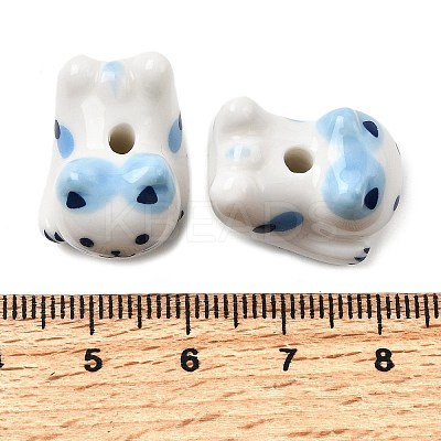 Handmade Porcelain Beads PORC-Z009-02D-1