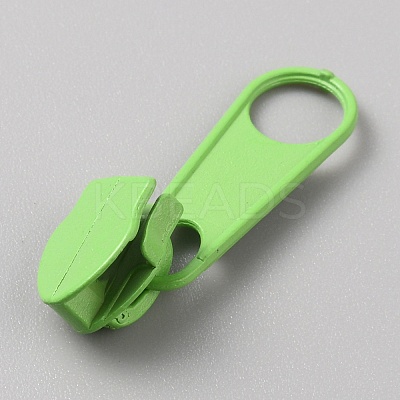 Spray Painted Zinc Alloy Zipper Pull FIND-WH0427-33A-04-1