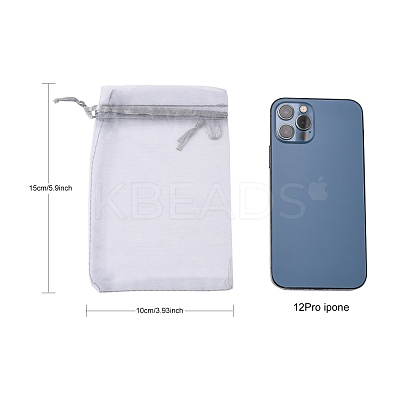 Organza Gift Bags with Drawstring X-OP-R016-10x15cm-05-1