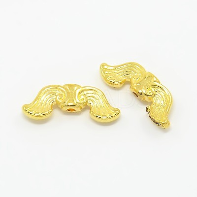 Tibetan Style Alloy Beads X-TIBEB-EA9130Y-G-FF-1