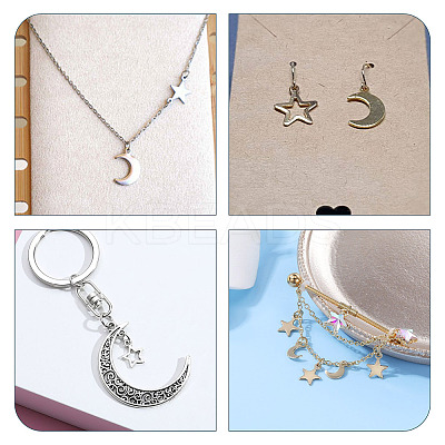 100Pcs 10 Style 304 Stainless Steel Charms STAS-PJ0001-39-1