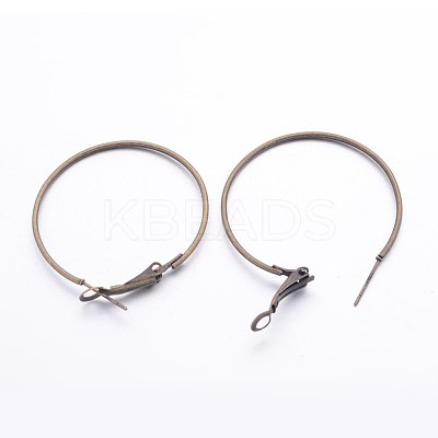 Iron Hoop Earrings E220-NFAB-1