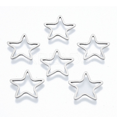 Non-Tarnish 201 Stainless Steel Linking Rings STAS-N090-T19-1-1