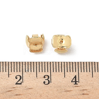 Brass Earring Nuts KK-H083-10G-1