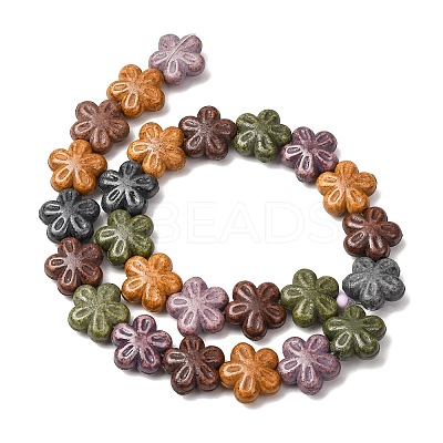Vintage Handmade Porcelain Beads PR-CBAA37B-07A-1