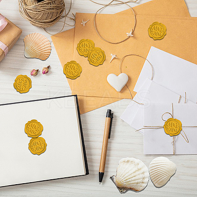 50Pcs Adhesive Wax Seal Stickers DIY-SD0001-69B-1