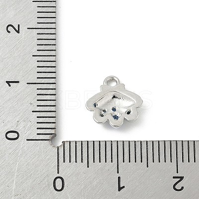 Brass Micro Pave Cubic Zirconia Charms LS-KK-M326-20A-P-1