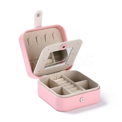PU Imitation Leather Jewelry Organizer Box X1-CON-P016-A01-1