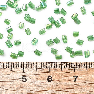 Two Cut Glass Seed Beads X-CSDB167-1