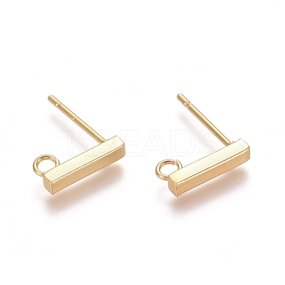 304 Stainless Ear Stud Components STAS-M274-012B-G-1
