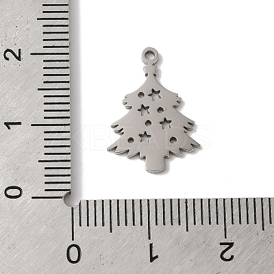 Non-Tarnish 5Pcs Christmas 201 Stainless Steel Pendants STAS-Z068-01P-01-1