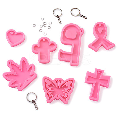 DIY Silicone Keychain Making Molds DIY-TA0008-56-1