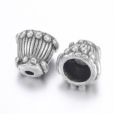 Tibetan Style Alloy Caps LF0393Y-1