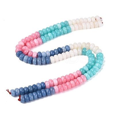 Natural White Jade Beads Strands G-Q613-01F-41-1