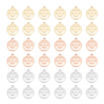 30Pcs 3 Colors Brass Pendants KK-UN0001-62-1