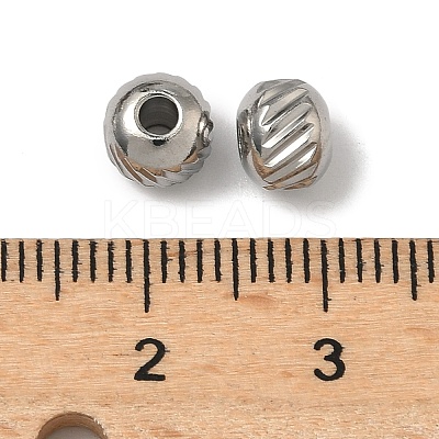 Tarnish Resistant 304 Stainless Steel Beads STAS-G133-10P-1