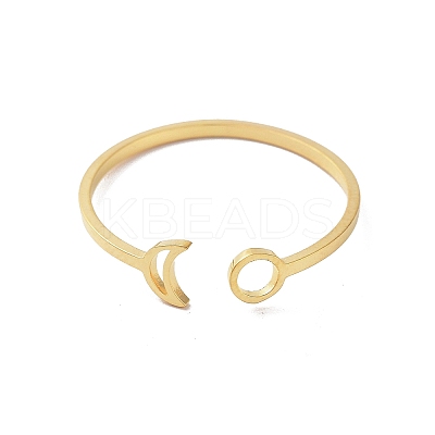 304 Stainless Steel Open Rings LS-STAS-R226-07G-1