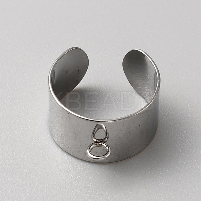 304 Stainless Steel Loop Ring Base FIND-WH0161-31D-P-1