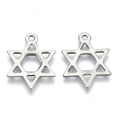 Non-Tarnish 201 Stainless Steel Pendants LS-X-STAS-R116-039-1