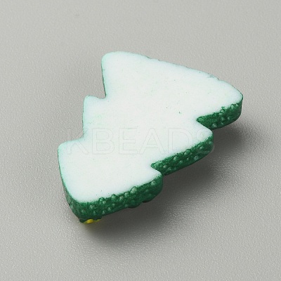 Christmas Theme Opaque Resin Cabochons LS-RESI-WH0029-33B-1