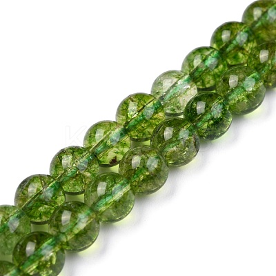 Natural Quartz Crystal Beads Strands G-C076-6mm-8-A-1