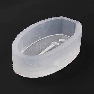 3D Abstract Lady Face Candle Making Molds X-DIY-P052-04-1