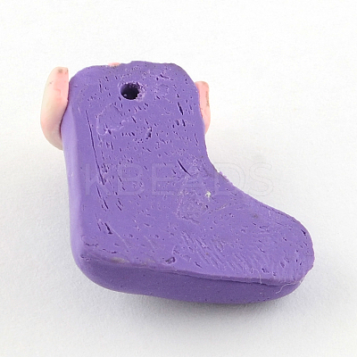 Handmade Polymer Clay Pendants LS-X-FM165Y-2-1
