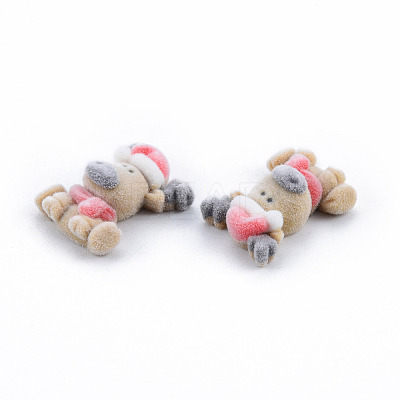 Opaque Resin Cabochons RESI-T053-09-1
