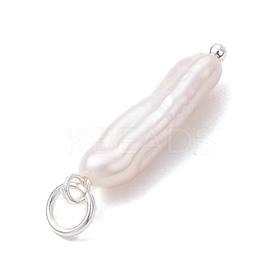 3Pcs 3 Colors Natural Keshi Pearl Pendants PALLOY-JF04239-03-1