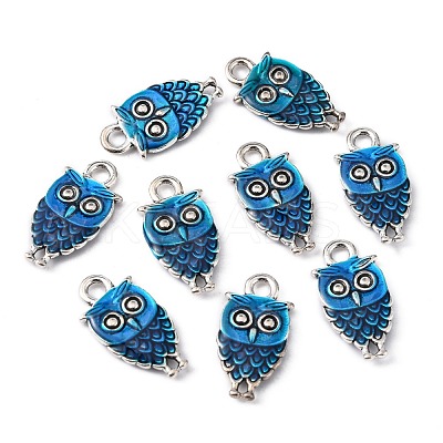 Alloy Enamel Pendants ENAM-C1406-4-1