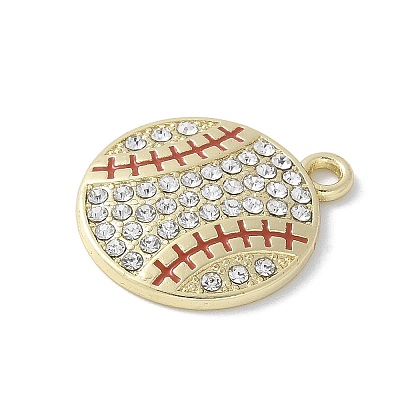 Alloy Enamel Pendants PALLOY-R153-01G-04-1