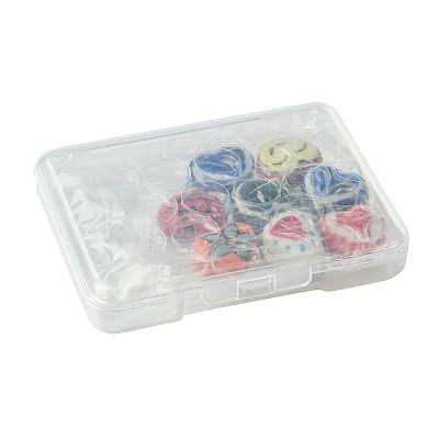 8Pcs Handmade Porcelain Beads PORC-FS0001-48-1