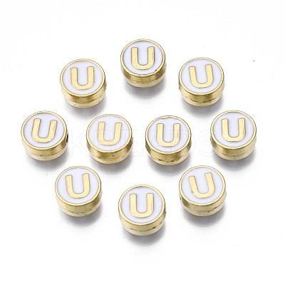 Alloy Enamel Beads ENAM-N052-006-01U-RS-1