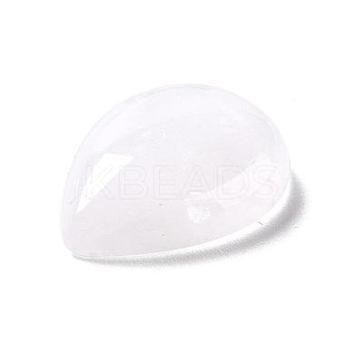 Natural Quartz Crystal Cabochons G-E491-B-22-1