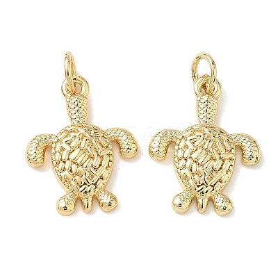 Brass Micro Pave Cubic Zirconia Animal Pendants KK-H280-05A-G-1