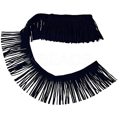 1Pc Suede Fabric Tassels Ribbon OCOR-GF0005-60A-01-1