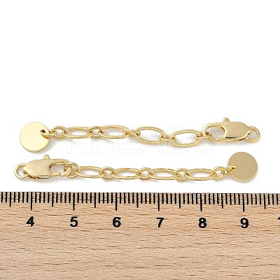 Brass Ends with Chains X-KK-P283-34G-1