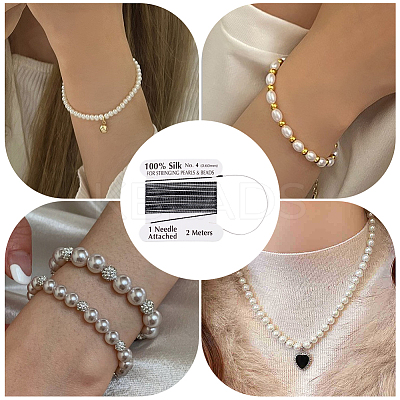 5Pcs Pure Silk Cord OCOR-BBC0001-03B-1
