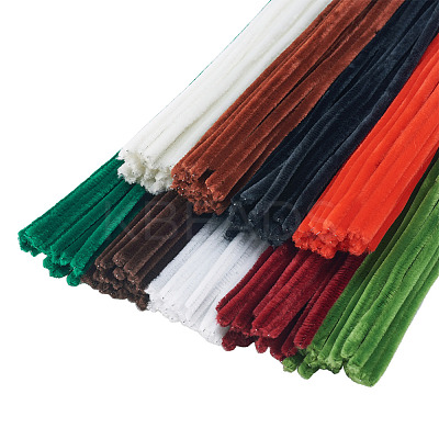 180Pcs 9 Colors DIY Plush Sticks FIND-TA0005-79-1