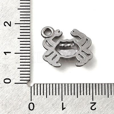 304 Stainless Steel Pendants STAS-B103-02B-P-1