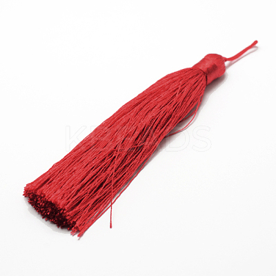 Nylon Tassel Big Pendants AJEW-P044-09-1
