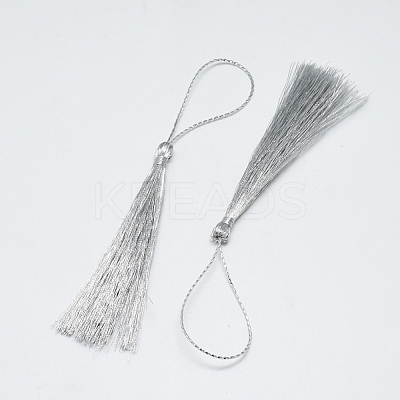 Nylon Tassel Big Pendant Decorations X-OCOR-T007-02-1